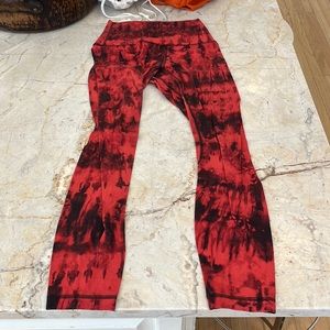 25” tie dye align pants